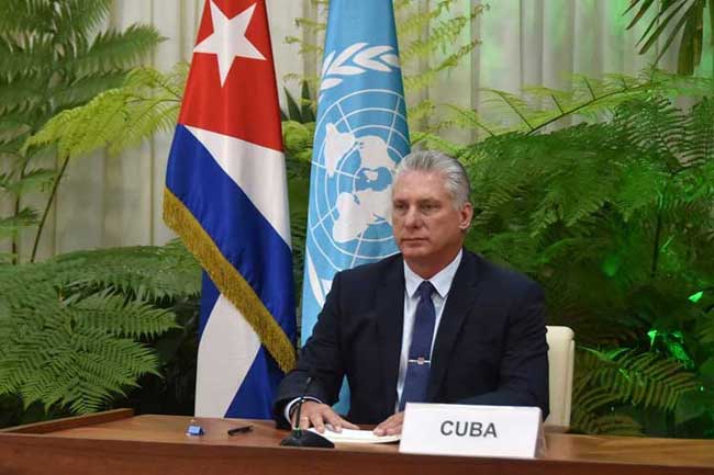 "We demand a cease of the hostility and slanderous campaign against the altruistic work by Cuba´s international medical cooperation," said the President