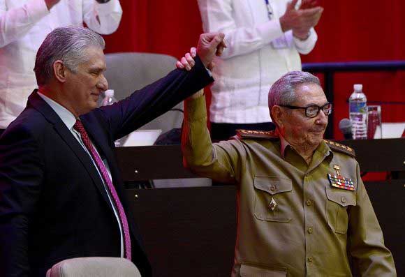 Miguel Díaz-Canel Bermúdez, president of the Republic of Cuba, was elected as the first secretary of the PCC Central Committee