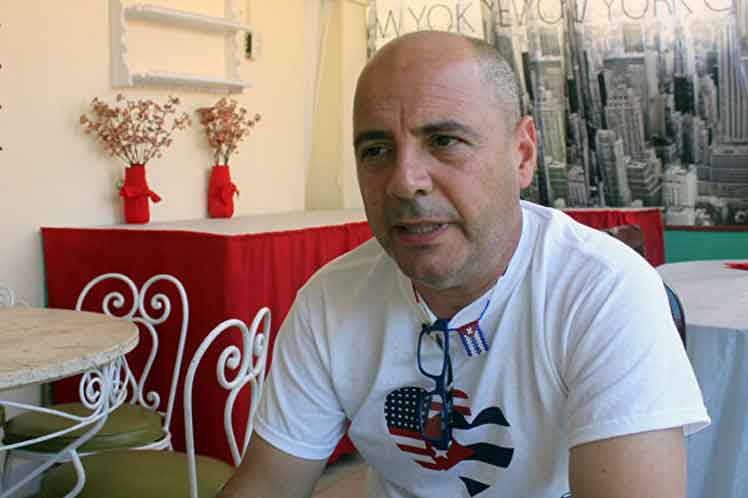 Cuban-American activist Carlos Lazo, founder of Bridges of Love project. 