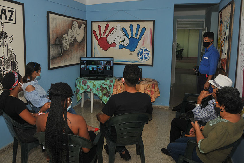 The inauguration of the event was followed by videoconference