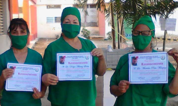 Nursing staff in Las Tunas