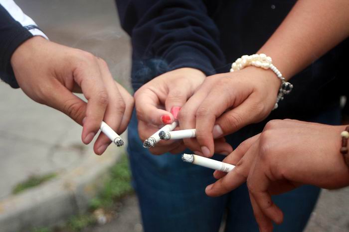 Almost 90% of adults who smoke cigarettes daily tried them for the first time before the age of 18. 