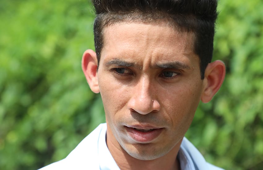 Yarien Pérez Corona doctor del consultorio médico 36 del reparto Argentina sur 1