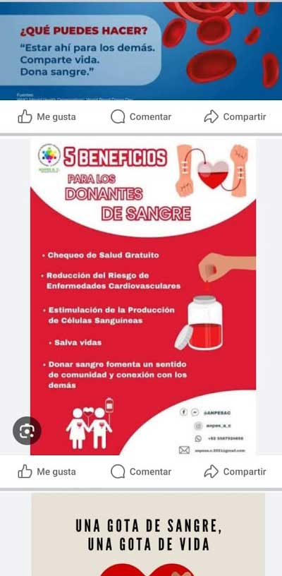 El programa de donaciones de sangre es respaldo de vida para todos los tuneros.