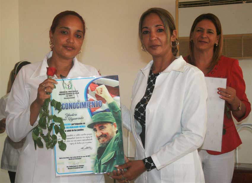Internationalist from Las Tunas were recognized in the 60th anniversary of the Cuban Medical Cooperation