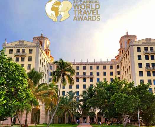 The Hotel Nacional de Cuba was selected again Cuba's Leading Hotel.