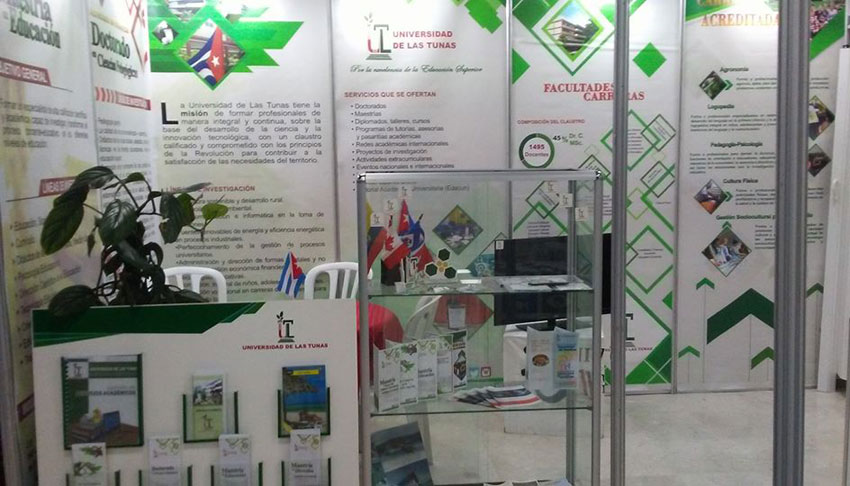 University of Las Tunas Stand at "Universidad 2020"