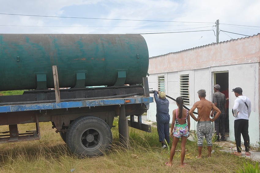 The regular supply of water was a good news this summer.