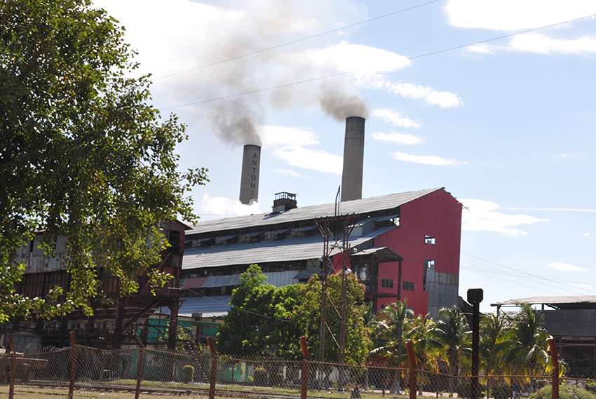 The Antonio Guiteras sugar mill already started sugar production