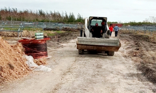 Avanza construcción del PSF Veguita pese al bloqueo
