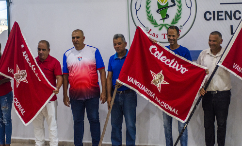 Bandera de Vanguardia Nacional ondea en tres colectivos tuneros de las Comunicaciones
