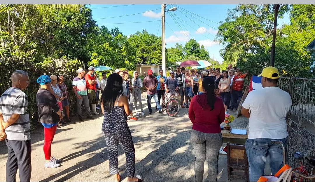 Asamblea de nominación de candidatos a delegados en Manatí