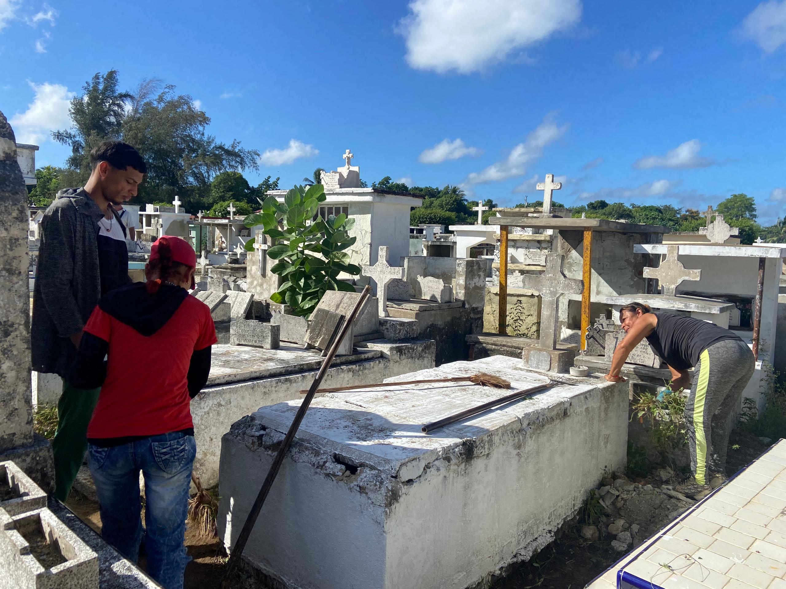Trabadores cementerio