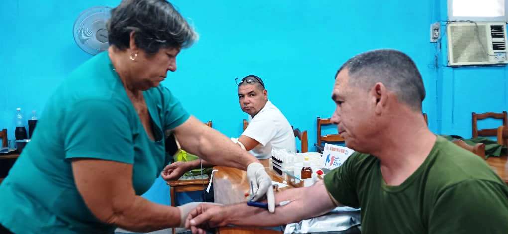 Misangre1 Donaciones voluntarias de sangre Primero de Mayo CTC Las Tunas
