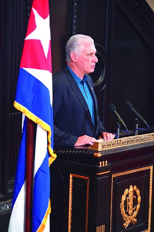 Speech delivered by President Díaz-Canelat the Public Parliamentary Hearing.