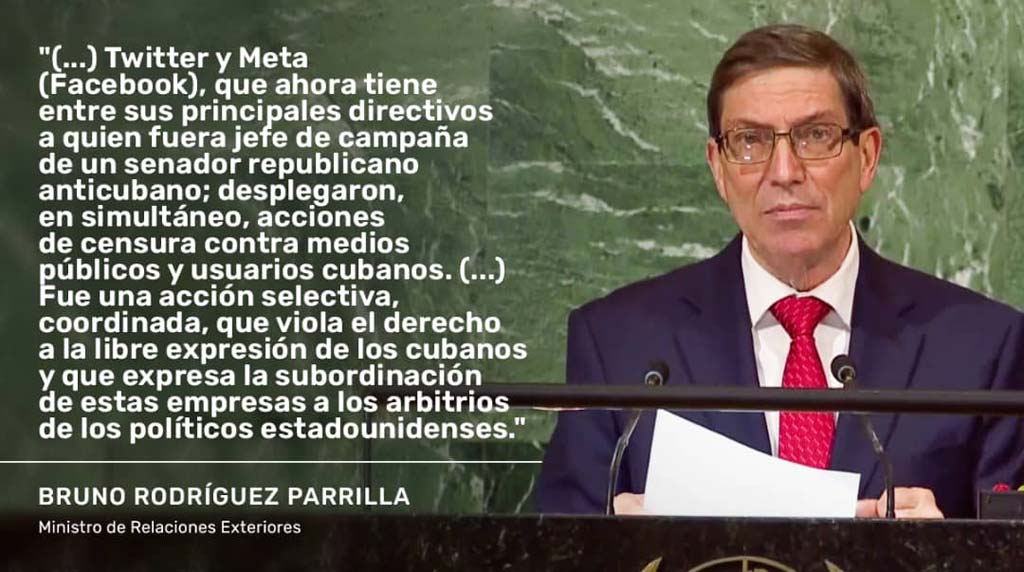 canciller Cuba demanda