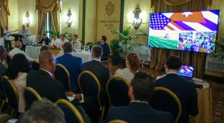 For the US, businessmen and agricultural representatives from all areas of the country attended the meeting.