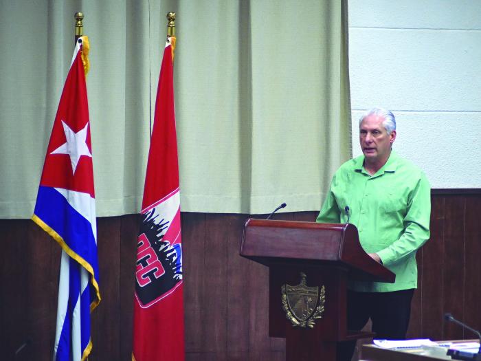 diaz canel cuba pleno