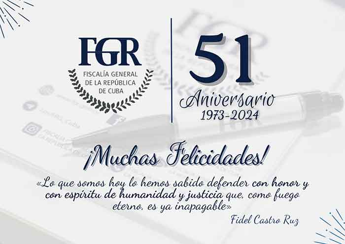 Attorney General's Office celebrates its 51st anniversary.
