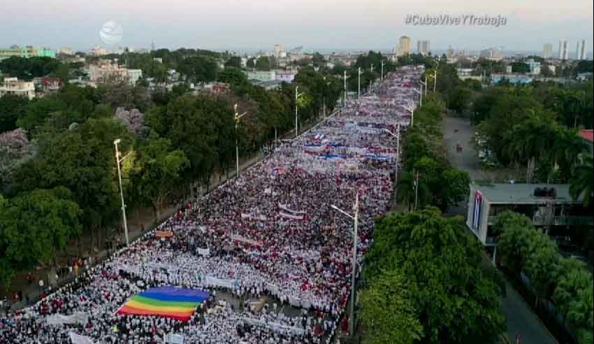 2022 May Day parade in Havana, Cuba