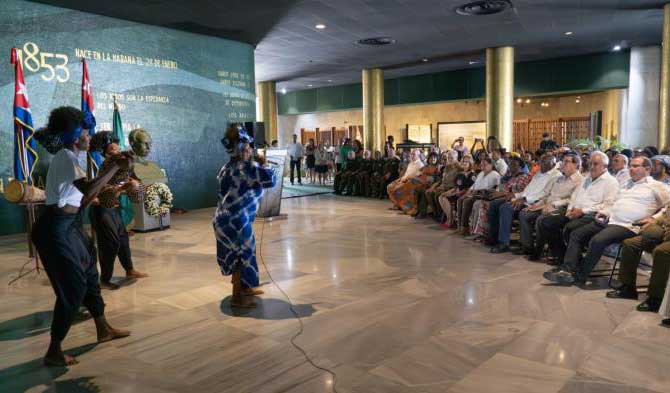Central ceremony for Africa Day, in Havana.