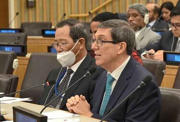 Cuban Foreign Minister at NAM Ministerial meeting