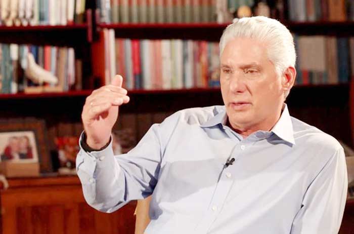 Cuban head of State reported on Sunday that several people expressed their dissatisfaction with the situation of the electricity service and food distribution