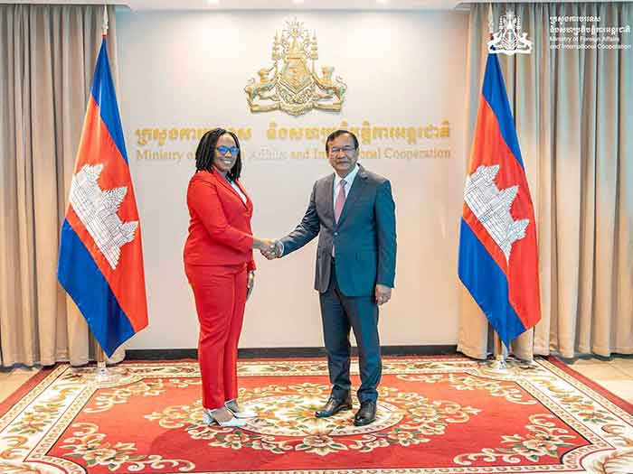 Cuban ambassador Milena Zaldívar visited the Deputy Prime Minister and Minister of Foreign Affairs and International Cooperation.