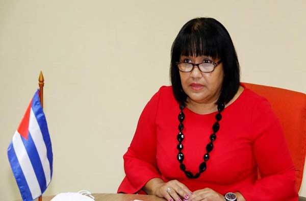 Cuban Deputy Foreign Minister Anayansi Rodríguez. 