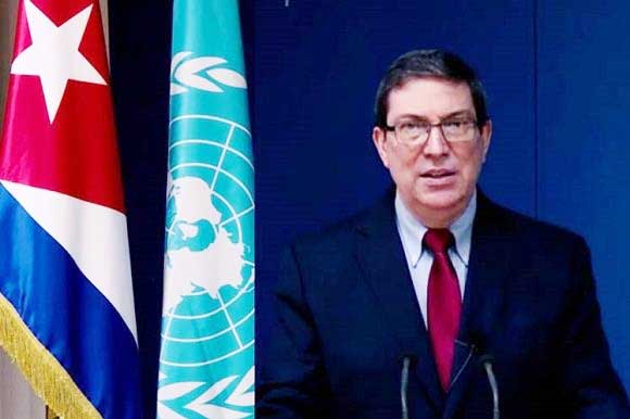 Cuba's Foreign Minister Bruno Rodríguez Parrilla.