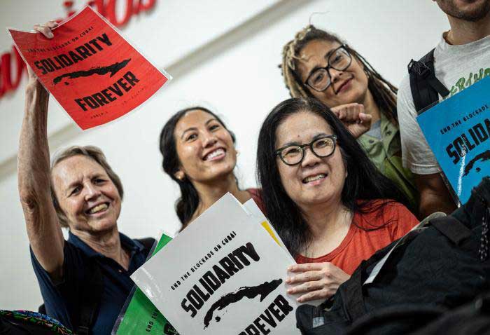 Medicines, food, medical supplies, school kits, and other essential items are part of the cargo of the Our America Convoy.