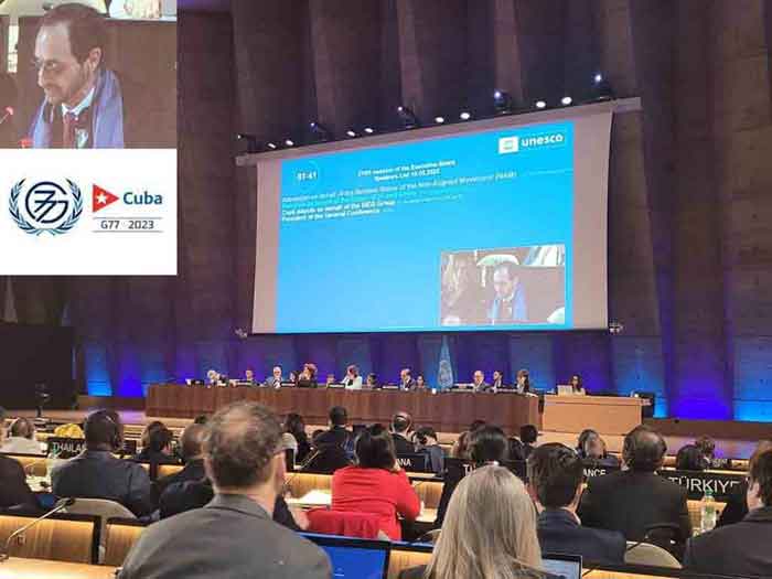 Cuba considers that the way out of such a challenging panorama is to put international solidarity and cooperation first.