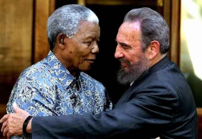Relations were established during a visit of Fidel Castro to participate in the inauguration of President Nelson Mandela.