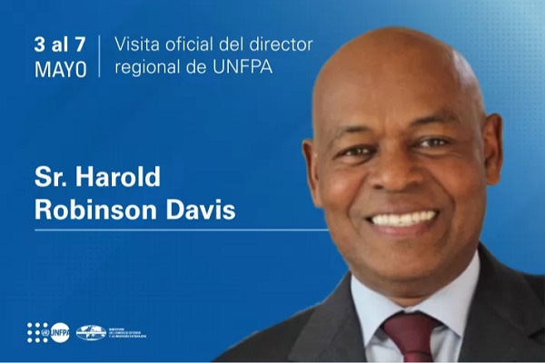 Harold Robinson Davis, director regional del Fondo de Población de las Naciones Unidas. 