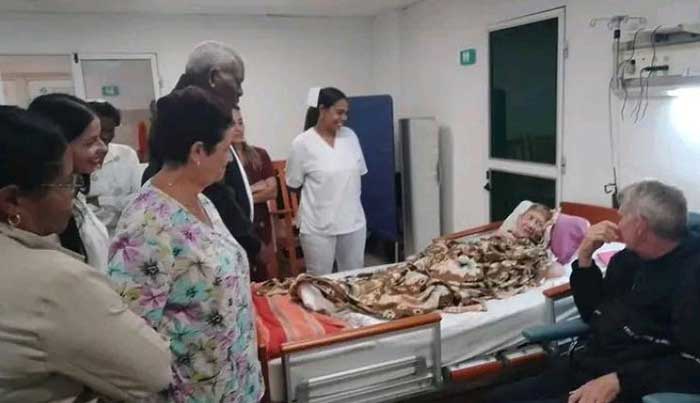 The Parliament president visited the Faustino Pérez Provincial Clinical Surgical Teaching.Hospital.