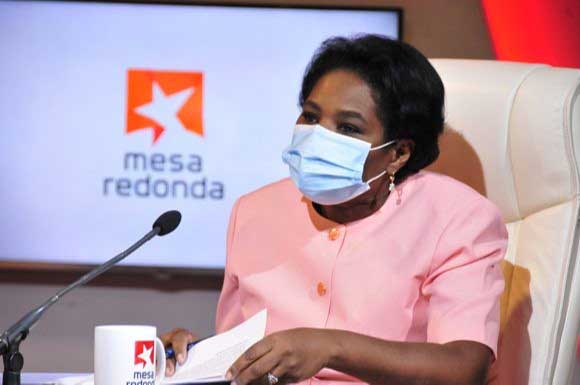 Marta Wilson, Minister-President of the Cuba's Central Bank.