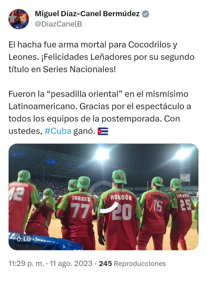 Twit DC LasTunas Campeon