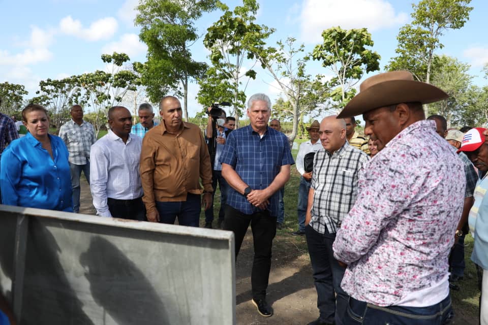 The Cuban President visited Jobabo.