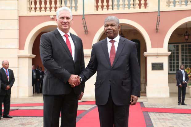 Diaz-Canel held talks with his Angolan counterpart