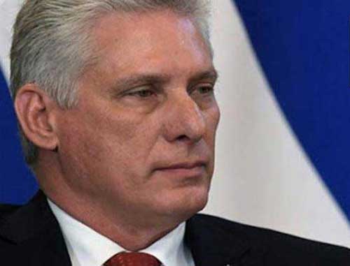 Cuba's President Miguel Díaz-Canel