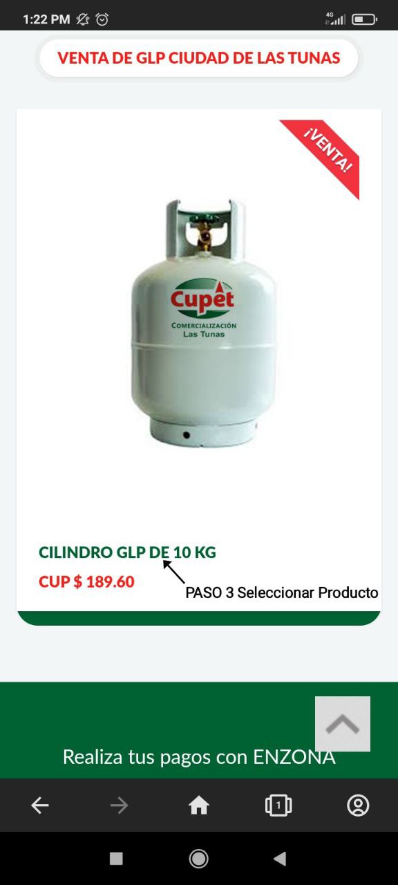 tienda virtual gas licuado LasTunas 6