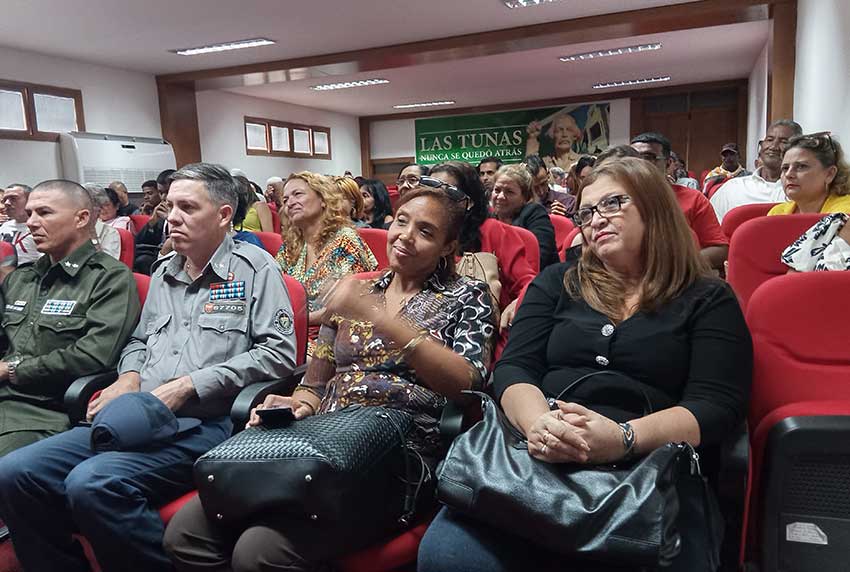 Provincial act to celebrate the 52nd anniversary of Cuban Courts of Justice.