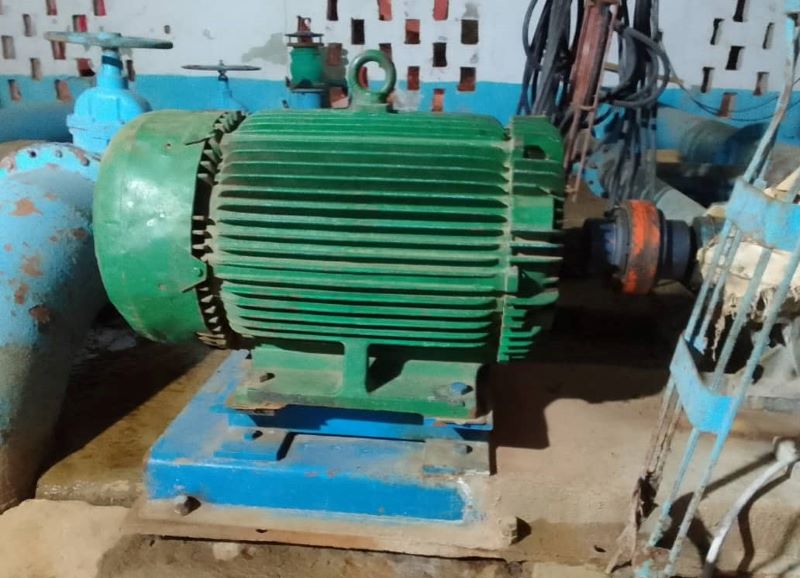 Única electrobomba aciva en Piedra Hueca