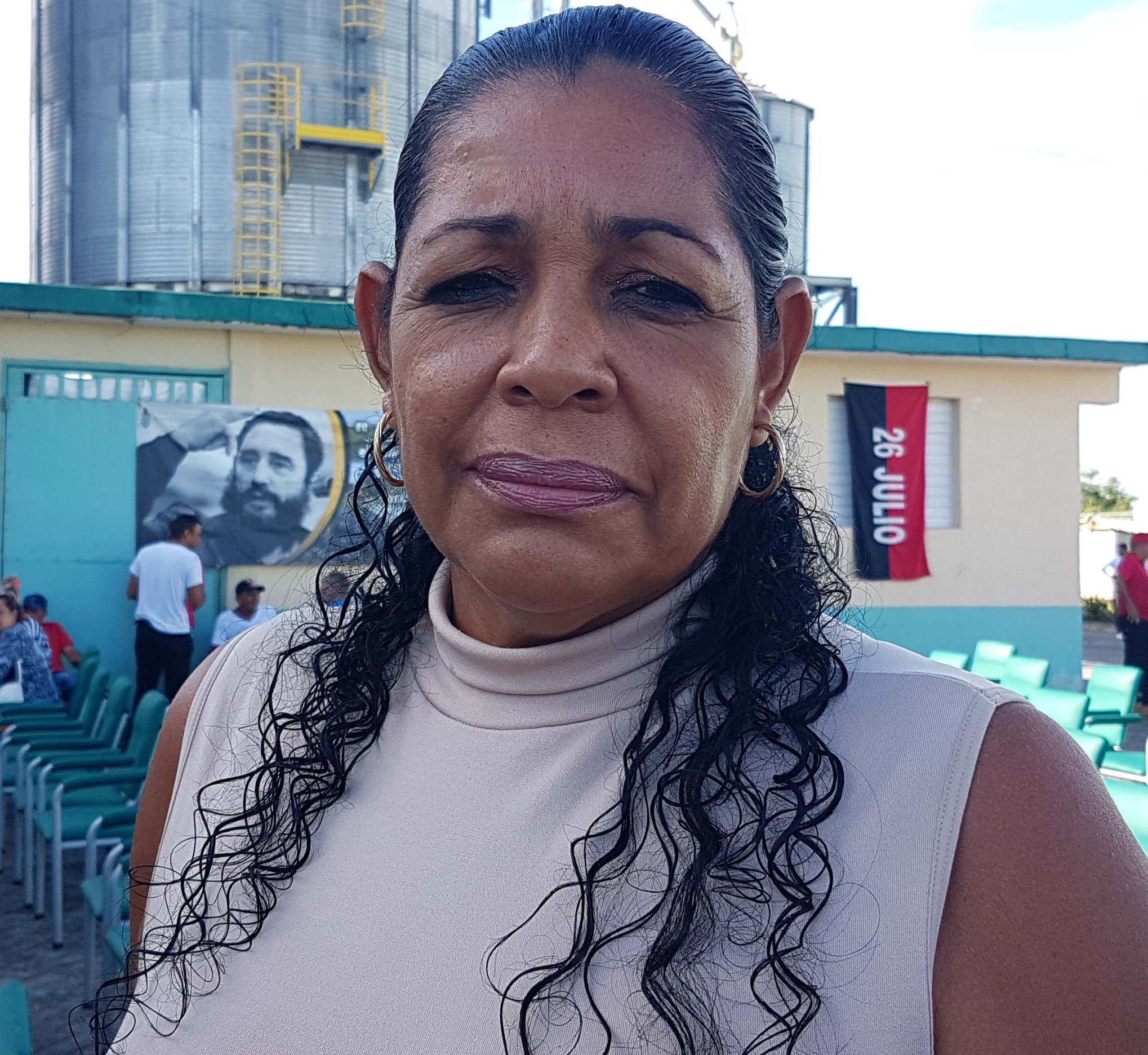 Misleydi Pardo Castañeda, the delegate of the Ministry of Agriculture (MINAG) in