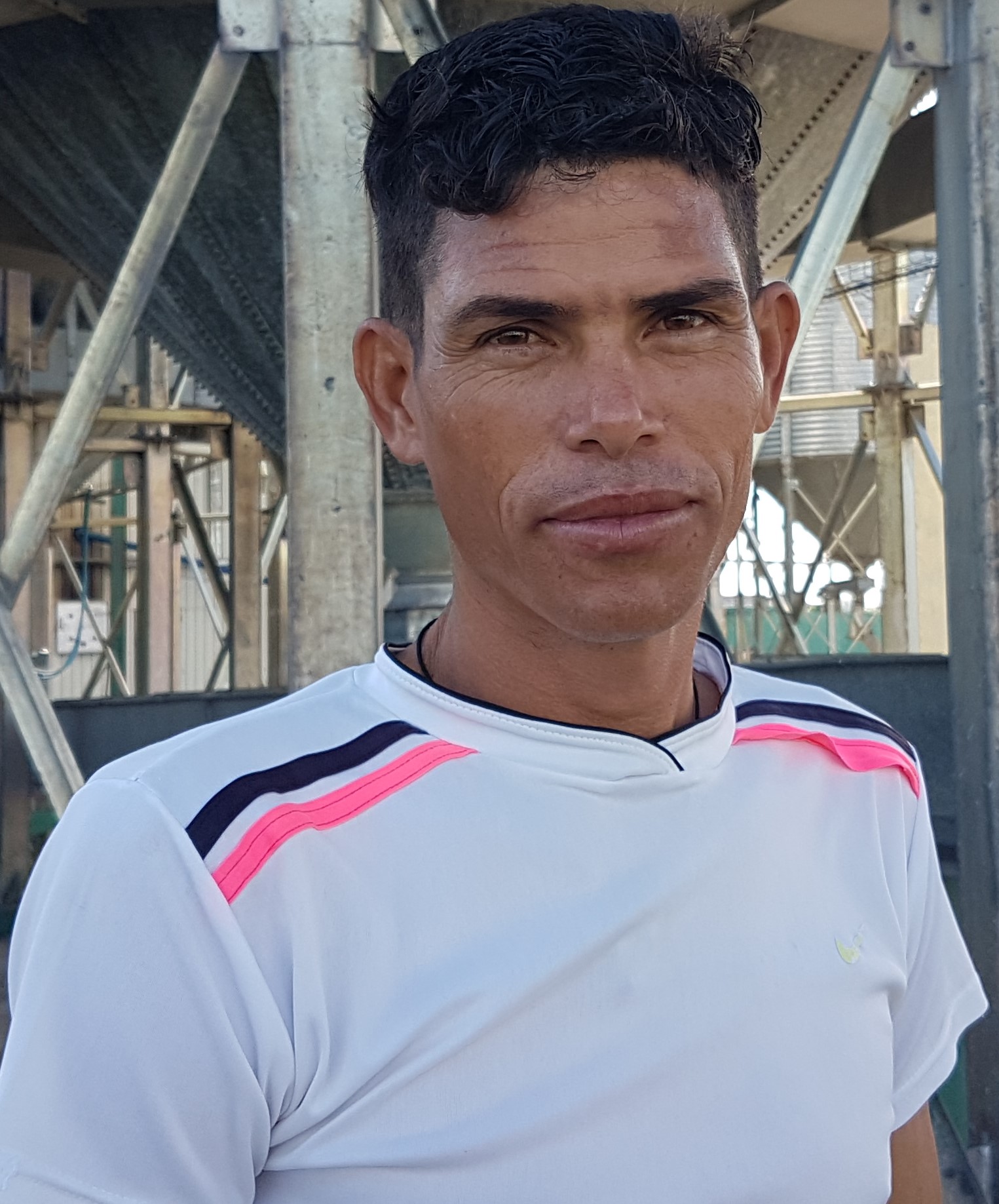 Reinier Pupo Arzuaga, operator at the Grains Processing Plant