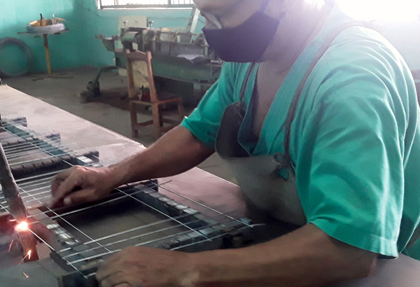 Cages for rabbits raising
