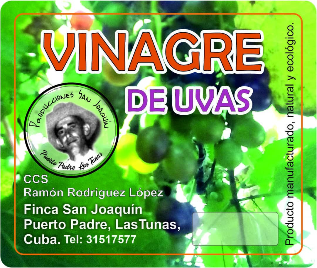 San Joaquín grapes vinegar