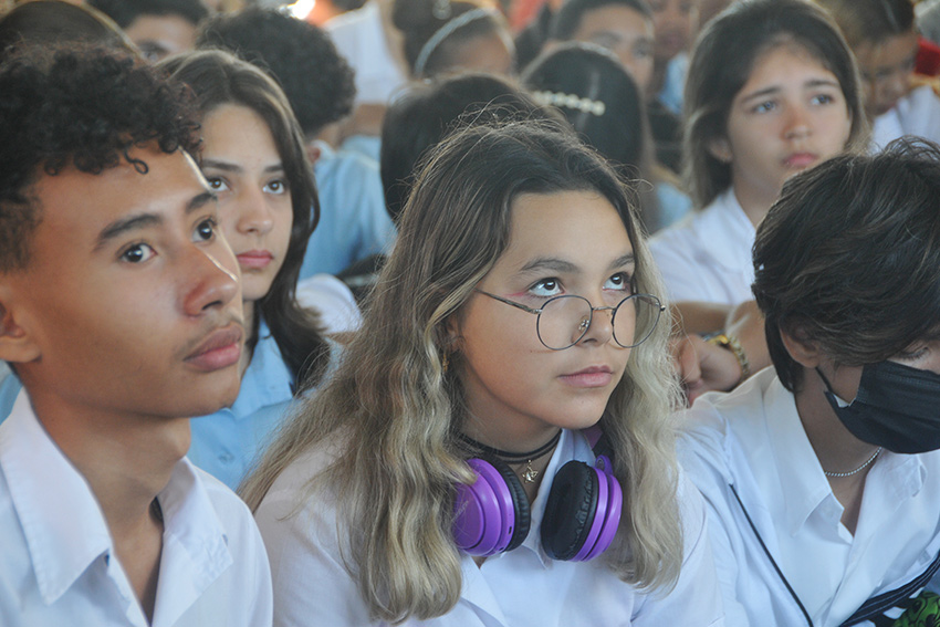 Vocational training activity at the Luis Urquiza IPVCE