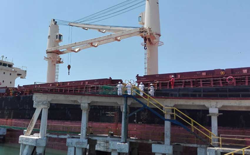 With extreme care they maintain commercial operations