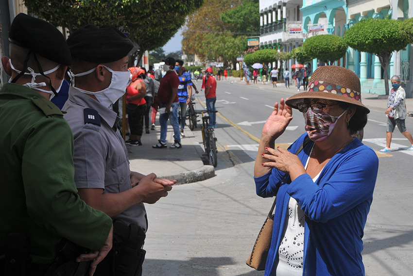 Combatants of the Ministry of the Interior in Las Tunas in times of COVID-19